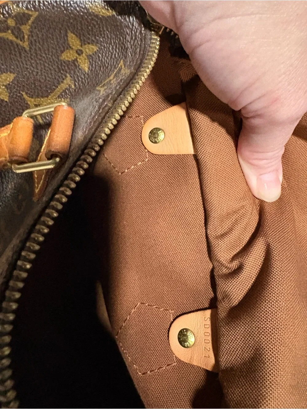 Louis Vuitton Monogram Speedy 25 Vintage 2002 Handbag Y2K